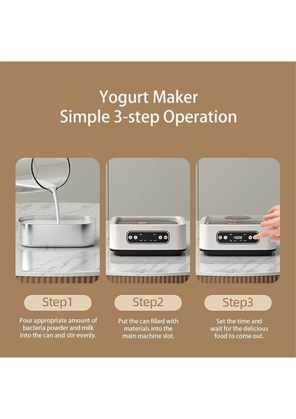 Sıcaklık Kontrollü Yoğurt Makinesi, Otomatik Yoğurt Makinesi, 36 Saat Ayarlanabilir Süreli Kuluçka Makinesi, 1,6 L Ab Fişi (Yurt Dışından) fırsatları
