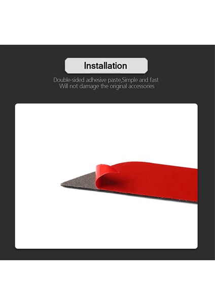 Honda Civic 10. Nesil 2016, 2017, 2018 ve 2019 Için Abs Kırmızı Karbon Fiber Iç Kapı Dekoratif Şerit Süsleme Çıkartması (Yurt Dışından) fırsatları