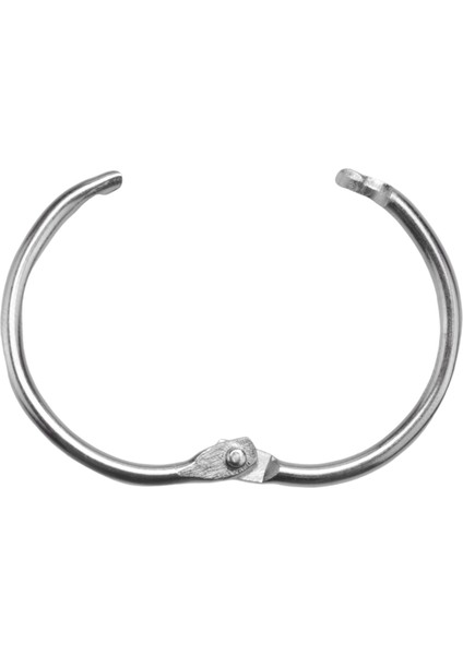 25 Adet Metal 1,2" Gevşek Yaprak Halkaları Klasör Anahtarlıkları Scrapbooking Defteri Için (Yurt Dışından) fiyatları