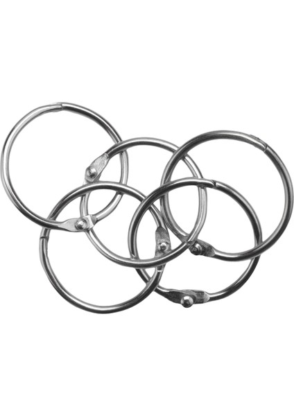 25 Adet Metal 1,2" Gevşek Yaprak Halkaları Klasör Anahtarlıkları Scrapbooking Defteri Için (Yurt Dışından) fırsatları