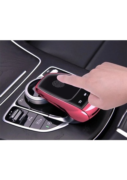 Mercedes Benz Cegv Glc Gls Gle Sınıfı W205 W213 X253 W463 Kırmızı Için Multimedya Fare Düğmesi Tpu Koruyucu Kılıf (Yurt Dışından) modelleri