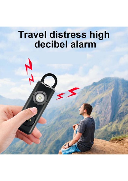 Herkes Için Orijinal Kişisel Koruma Sireni - 130 Db Siren Strobe ve Anahtarlık AF2004 Soygun Önleme Yardım Çağrısı (Yurt Dışından) indirimleri