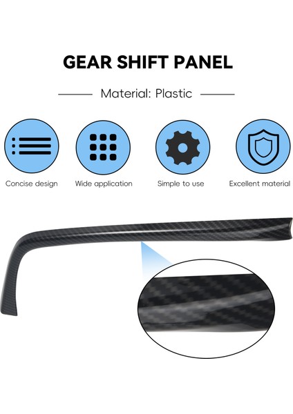 Bmw 3 4 Serisi 3gt F30 F31 F32 F34 Için Karbon Fiber Araç Vites Paneli Yan L Şeklinde Şeritler Döşeme Iç Modifikasyonu (Yurt Dışından) fırsatları