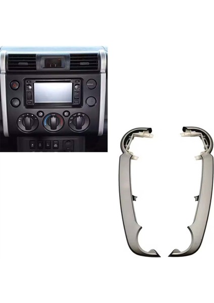 Toyota Fj Cruiser 2007-2023 Için 1 Çift Klima Çıkışı Trim Şeridi Gösterge Paneli Radyo Çerçeve Şeridi 55012-35010 55011-35010 (Yurt Dışından) fiyatları