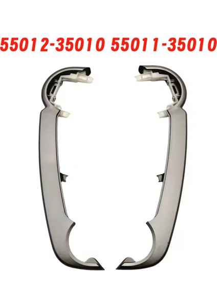 Toyota Fj Cruiser 2007-2023 Için 1 Çift Klima Çıkışı Trim Şeridi Gösterge Paneli Radyo Çerçeve Şeridi 55012-35010 55011-35010 (Yurt Dışından) modelleri