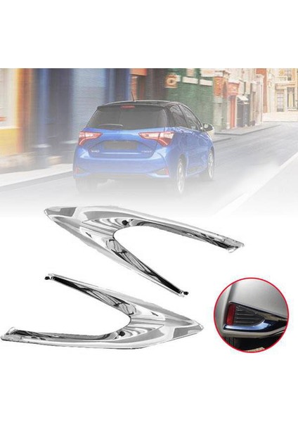 Toyota Yaris Cross Vıtz 2018 2019 Için Araç Arka Sis Lambası Abajuru Dekoratif Sis Lambası Çerçevesi Sticker Aksesuarları (Yurt Dışından) fiyatları