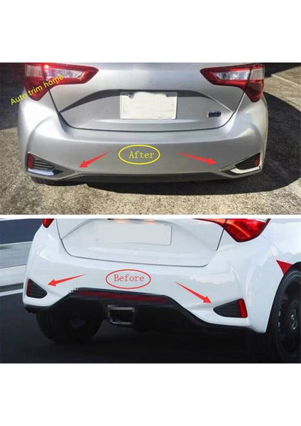 Toyota Yaris Cross Vıtz 2018 2019 Için Araç Arka Sis Lambası Abajuru Dekoratif Sis Lambası Çerçevesi Sticker Aksesuarları (Yurt Dışından) indirimleri