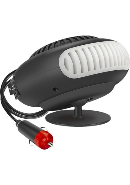 12V 120W Taşınabilir Oto Isıtıcı Buz Çözücü Elektrikli Isıtıcı Ön Cam 360 Derece Dönebilen Isıtma Soğutma Fanı (Yurt Dışından)