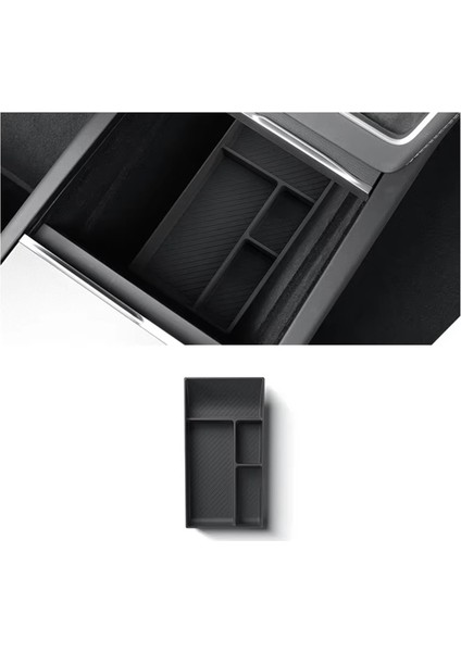 Tesla Model Y Juniper 2025 Iç Aksesuarları Için Orta Konsol Alt Saklama Kutusu Düzenleyici Tepsi (Yurt Dışından) fiyatları