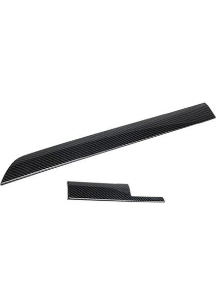 Mitsubishi Pajero 2008-2020 Için Karbon Fiber Gösterge Paneli Orta Kontrol Paneli Dekoratif Kaplaması (Yurt Dışından)