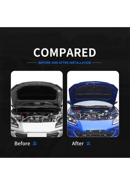 Subaru Brz Toyota GR86 2021 2022 2023 Için Araç Ön Kaputu Değiştirilebilir Gaz Amortisörleri Kaldırma Destekleri Çubuk Kolları Yayları Amortisör (Yurt Dışından) indirimleri