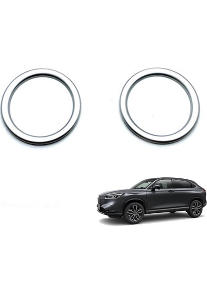 Honda Vezel Hr-V Hrv 2021 ve 2022 Için Mat Gümüş Gösterge Paneli Yan Üst Hava Menfezi Çıkış Çerçevesi Kapağı Döşemesi (Yurt Dışından) indirimleri