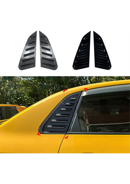 Subaru Impreza Wrx Stı 2011-2014 Parlak Siyah Için Araç Arka Üçgen Pencere Panjurları Panjurları Perde Kapağı Döşemesi (Yurt Dışından) fiyatları