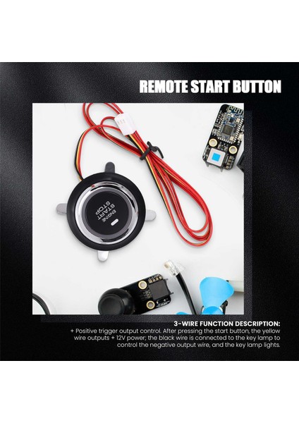 Evrensel Araba Anahtarsız Uzaktan Çalıştırma/durdurma Giriş Düğmesi Araba Parçası (Yurt Dışından) fırsatları