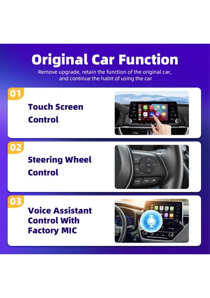 Kablolu ve Kablosuz Carplay Android Auto Kablosuz Araç Adaptörü Akıllı Mini Kutu Tak ve Çalıştır Wifi 2'si 1 Arada Araç Aı Kutusu (Yurt Dışından) fiyatları