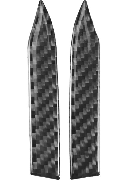 2 Parça Çizilmez Trim Sticker, Karbon Fiber Dikiz Aynası Koruyucu Sürtünme Önleyici Şerit Sticker, Çarpışma Önleyici Şerit (Yurt Dışından)