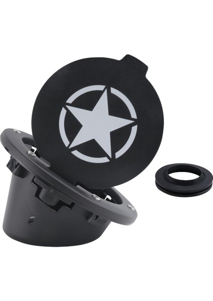 2007-2018 Jeep Wrangler Jk ve Sınırsız Araç Aksesuarları Için 4 Kapılı ve 2 Kapılı Benzin Deposu Kapağı Kapağı (Yurt Dışından) fırsatları