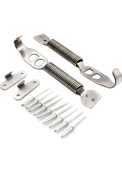 Alüminyum Alaşımlı Araba Yarışı Montaj Kaput Kancası Pim Kilit Takımı Mandal Yay Bağlantı Elemanı (Yurt Dışından)
