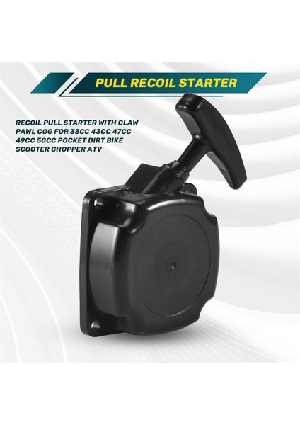 33CC 43CC 47CC 49CC 50CC Cep Motosikleti Scooter Chopper Atv Için Pençe Mandallı Geri Tepmeli Marş Motoru (Yurt Dışından) fırsatları