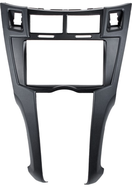 Toyota Yaris Vitz Platz 2005-2011 DVD Oynatıcı Montajı Için 2 Din Araba Stereo Çerçeve Trim Kiti Gösterge Paneli Çerçeve Kaplamaları (Yurt Dışından)