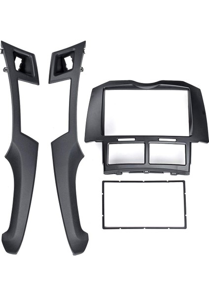 Toyota Yaris Vitz Platz 2005-2011 DVD Oynatıcı Montajı Için 2 Din Araba Stereo Çerçeve Trim Kiti Gösterge Paneli Çerçeve Kaplamaları (Yurt Dışından) fırsatları