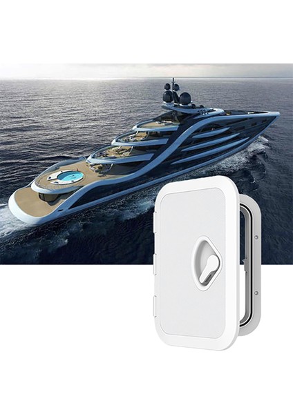 Dayanıklı Muayene Ambar Kapağı Deniz Erişim Aksesuarları Tek Kulplu Anti Ultraviyole Tekne Güverte Plakası Yat 270X375MM (Yurt Dışından) fiyatları