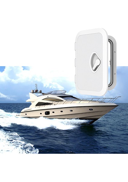 Dayanıklı Muayene Ambar Kapağı Deniz Erişim Aksesuarları Tek Kulplu Anti Ultraviyole Tekne Güverte Plakası Yat 270X375MM (Yurt Dışından) modelleri