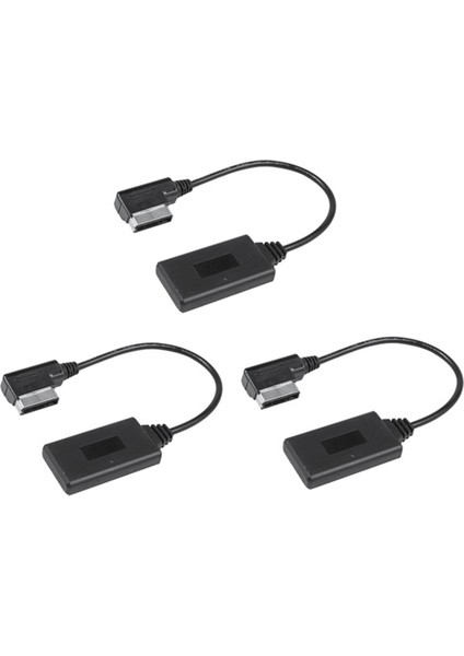 Mercedes W212 S212 C207 Radyo Medya Arayüzü Mmı Için 3 Adet Araba Kablosuz Bluetooth Modülü Müzik Adaptörü Aux Ses Kablosu (Yurt Dışından)