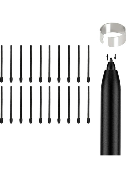Remarkable 2 Kalem Için 20 Adet Kalem Ucu, Remarkable 2 Stylus Marker Kalem Ucu Yedek Kalem Ucu ve Kalem Uçları (Yurt Dışından) fiyatları