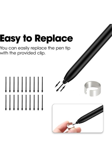 Remarkable 2 Kalem Için 20 Adet Kalem Ucu, Remarkable 2 Stylus Marker Kalem Ucu Yedek Kalem Ucu ve Kalem Uçları (Yurt Dışından) modelleri