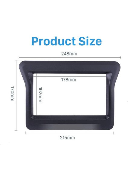 2010 Nissan N400 Opel Movano Renault Master Iıı Gösterge Paneli Gösterge Paneli Çerçeve Kiti Kapak Döşemesi Için 2 Din Araba Stereo Fasyası (Yurt Dışından) fırsatları