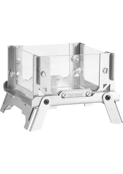 Ise Mount Mini Kömür Sobası Paslanmaz Çelik Kamp Odun Sobası Rafı Masaüstü Şenlik Ateşi Sobası Piknik, Ev, Açık Hava (Yurt Dışından)