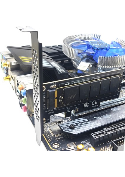 Pcı-E 4x - 12+16PIN SSD Dönüştürücü Adaptör Kartı 12+16PIN - Pcı-E X4 SSD Yükseltici Kartı Macbook 2013-2017 Için 12+16PIN SSD (Yurt Dışından) fırsatları