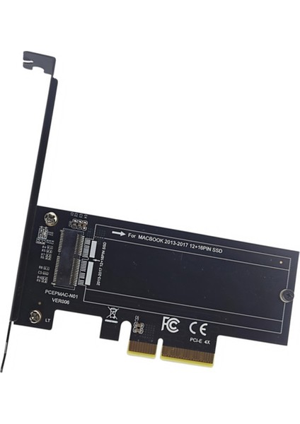 Pcı-E 4x - 12+16PIN SSD Dönüştürücü Adaptör Kartı 12+16PIN - Pcı-E X4 SSD Yükseltici Kartı Macbook 2013-2017 Için 12+16PIN SSD (Yurt Dışından) indirimleri
