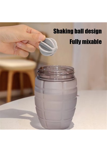 600 ml Yüksek Kapasiteli Spor Su Şişesi, Fitness Tutkunları Için Shaker Bardak, Protein Shake'leri ve Besleyici Içecekler Için Ideal (Yurt Dışından) indirimleri