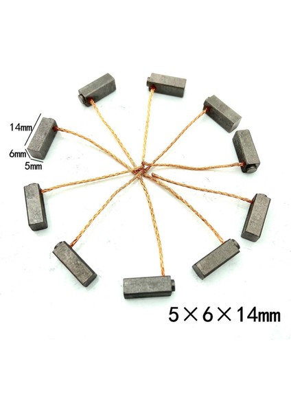 24V Garaj Kapısı Motoru Için 5X6X14MM Karbon Fırça Tel Iletken Jeneratör Motor Fırçası Bakır Grafit Karbon Fırça (Yurt Dışından) modelleri
