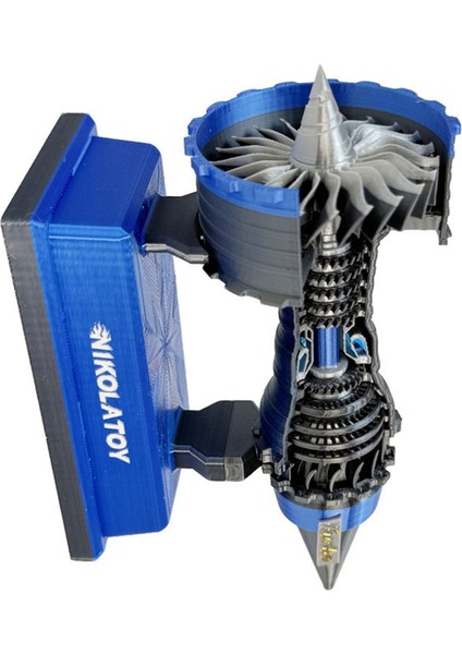 Nıkola Toy Turbofan Motor Model Havacılık Uçağı Güç Türbini Havacılık Tutkunları ve Koleksiyoncuları Için (Yurt Dışından) fırsatları