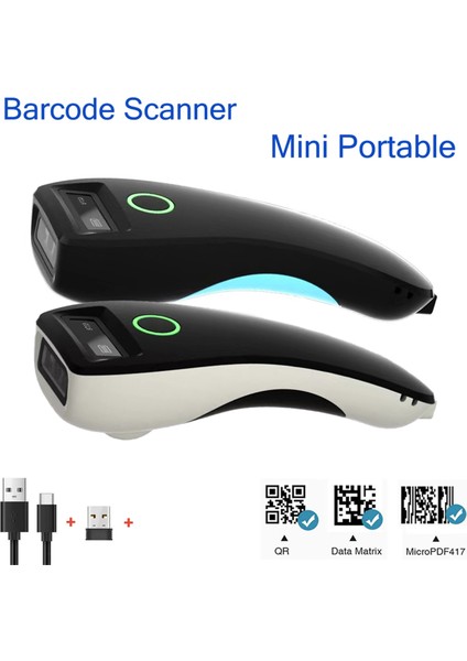 C70 Elde Taşınabilir Ekspres Tarayıcı Kablosuz Bluetooth Barkod Tarayıcı, Mini Elde Taşınabilir Cep Okuyucu Beyaz (Yurt Dışından) modelleri