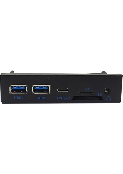 USB Ön Panel Hub 5gbps 2 x Usb3.0 + 1 x Type-C + Tf/sd + Hd Audıo 3,5 mm Kulaklık Jakı Masaüstü Için Mikrofon Adaptörü (Yurt Dışından) fırsatları