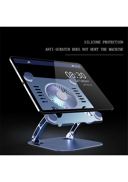 Dizüstü Bilgisayar Tablet Katlanabilir Standı, Soğutma Fanı, Isıtma Standı, Dizüstü Bilgisayar Masaüstü Soğutucu, Alüminyum Dizüstü Bilgisayar Tutucu, Gümüş (Yurt Dışından) indirimleri