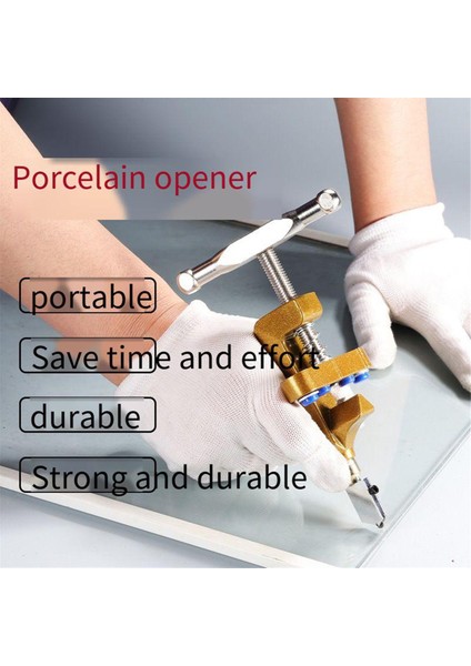 Set Fayans Kesici 2'si 1 Arada Cam Fayans Kesici Manuel Sırlı Fayans Ayna Kesme Makinesi Açacağı Ev Geliştirme Mavi (Yurt Dışından) fiyatları