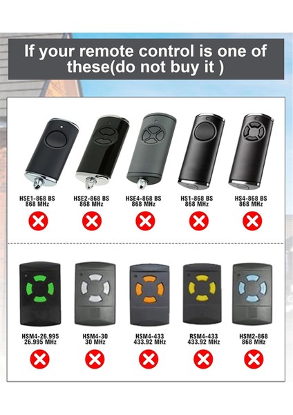 Hormann Hse2 Hse4, Hsm2 Hsm4, Hs2 Hs4, 2 Kanal 3'lü Paket Için 40.685 Mhz Garaj Kapısı Açacağı El Tipi Verici (Yurt Dışından) fiyatları