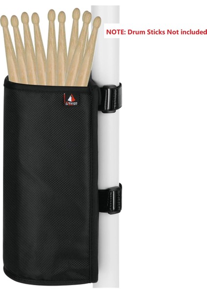 Txesign Davul Çubuğu Tutucu Davul Çubuğu Çantası Davul Çubukları Fırçalar Tokmaklar 10 Çifte Kadar Davul Setine Bağlanan Iki Askı Siyah (Yurt Dışından) fiyatları