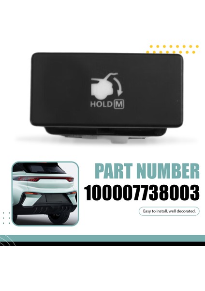 Chery Için Arka Kapak Anahtarı Bagaj Kontrol Anahtarı 100007738003 1011454202 (Yurt Dışından) indirimleri