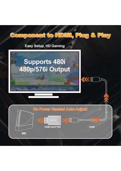 Nintendo Wii Ntsc Pal Retro Oyun Konsolu Mini Video Adaptörü Tak ve Çalıştır Için Bitfunx Ypbpr - HDMI Uyumlu Dönüştürücü (Yurt Dışından) modelleri