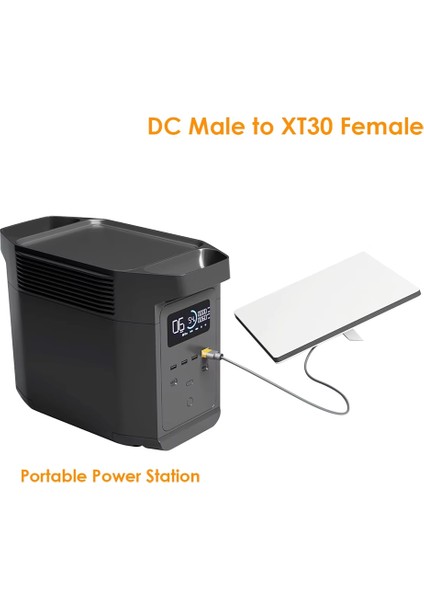 Starlink Mını Güç Kablosu Dc Erkek - XT30 Dişi Şarj Cihazı Starlink Mini Güç Kablosu XT30 Konnektör Fişi Dc Fiş B (Yurt Dışından) modelleri