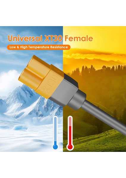 Starlink Mını Güç Kablosu Dc Erkek - XT30 Dişi Şarj Cihazı Starlink Mini Güç Kablosu XT30 Konnektör Fişi Dc Fiş B (Yurt Dışından) fırsatları