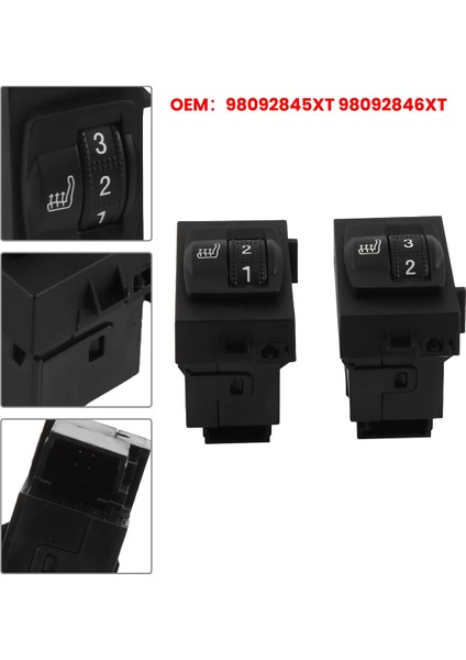 Peugeot 508 2011-2015 Için Araba Koltuğu Isıtma Anahtarı 98092845XT 98092846XT (Yurt Dışından) indirimleri