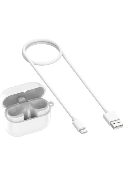 Samsung Galaxy Buds3 Pro Kablosuz Şarj Kutusu Kulaklık Şarj Bölmesi Yedek Kulaklık Şarj Kutusu Beyaz (Yurt Dışından) fırsatları