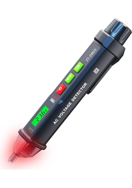 Voltaj Dedektörü - Temassız Voltaj Test Cihazı, Ayarlanabilir Hassasiyet, Güç Test Cihazı, Alan Hattı Test Cihazı, Elektrik Test Cihazı (Yurt Dışından)